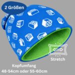 HECKBO Kinder Mütze & Loop Schal Set 48-54 cm – 360° Reflektoren & Fleece für Winter – Bild 3