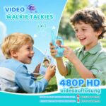 iKidiki Video Walkie Talkie Kinder Aufladbar – HD Videoanrufe mit Spracheffekten für 3-8 Jahre – Bild 3