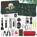 Hretvoi Survival Adventskalender 2026 – 24 Outdoor Werkzeuge für Männer & Jugendliche