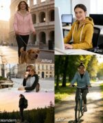JACKETOWN Damen Fleecejacke mit Kapuze & Reissverschluss – Warme Hoodie für Herbst & Winter – Bild 5