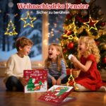 Buudala LED Weihnachtsdeko Fenster 4er Set – Sterne & Bäume mit Timer & 3 Modi – Bild 5