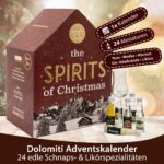 Dolomiti Schnaps- & Likör Adventskalender 2026 mit Kelch – Prämium Genusskalender – Bild 2