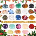Echehi Edelstein Adventskalender 2026 mit 7-Chakra-Kristallbaum – 24 Natursteine für alle Altersgruppen – Bild 5
