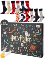 Harry Potter Adventskalender mit 12 Paar Socken – Magisches Weihnachtsgeschenk für Fans