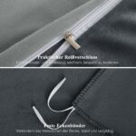 RUIKASI Flanell Bettwäsche 135x200 4teilig – Wärmende Fleece Bettwaren für Winter – Bild 8