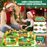 Vexyra Adventskalender 2026 mit magnetischem Holzzug – Montessori Lernspielzeug für Kinder – Bild 7