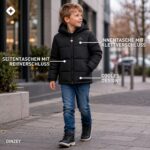 Höhenhorn Dinzey Kinder Winter Steppjacke – Wärmeisoliert & Wasserfest für Jungen – Bild 5
