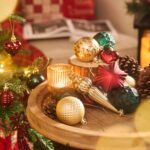 Valery Madelyn 60er Christbaumkugeln Set Rot Grün Gold – Bruchsicher Kunststoff Weihnachtsbaumschmuck – Bild 2