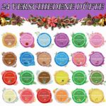 pozemu Duschbomben Adventskalender 2026 – 24 Aromatherapie Duschdampfer für tägliche Entspannung – Bild 4