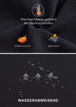 Comallan Damen Thermo Leggings mit Taschen – Fleece gefüttert & wasserdicht – Bild 5