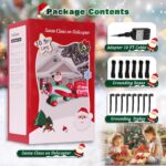 320 cm Aufblasbarer Weihnachtsmann mit LED-Beleuchtung – Wetterfeste Weihnachtsdeko für Garten & Außen – Bild 6
