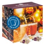 Corasol Früchtetee Adventskalender 2026 für Paare – 2 x 24 Pyramidenbeutel mit Spruchkärtchen