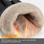 OZERO Lederhandschuhe Herren mit Touchscreen & Wollenfütterung – Premium Schafsleder für Winter – Bild 4
