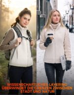 HOOHEAT Fleece Heizweste Damen 7.4V 16000 mAh – 15 Heizzonen & 3 Heizstufen – Bild 7