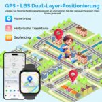 Berilona 4G Kinder-Smartwatch mit Videoanruf & GPS – Telefonuhr für Jungen & Mädchen – Bild 3