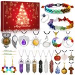 Schmuck Adventskalender 2026 mit Edelsteinen – 24 Überraschungen für Frauen & Teenager