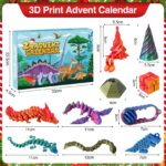 AHIKY Adventskalender 2026 mit 24 3D-gedruckten Spielzeugen – Weihnachtsgeschenk für Kinder – Bild 2