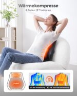 Boriwat Shiatsu Nackenmassagegerät mit Wärme – 3D-Tiefenmassage für Nacken & Rücken – Bild 3