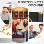 TENBST Slim Wallet Herren mit Pop-up Kartenfach & RFID-Schutz – Carbon-Schwarz – Bild 7