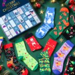 iZoeL Socken Adventskalender 2026 – 12/24 Weihnachtssocken für Damen & Herren – Bild 4