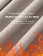 INBIKE Herren Fahrradtrikot Winter Fleece Slimfit mit 3 Taschen & Reflektoren – Bild 3