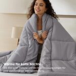 BEDSURE Winterdecke 220x240 cm mit 450 GSM – Wärmende Microfaser-Bettdecke – Bild 5