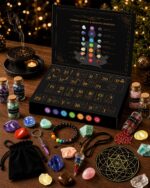 Edelstein-Adventskalender 2026 – 24 Kristalle & Chakra-Steine für Frauen & Erwachsene – Bild 2