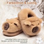 DRECAGE Kinder Hausschuhe mit Plüsch-Futter – Warme Winter Pantoffeln für Mädchen & Jungen – Bild 7