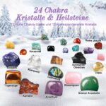 Edelstein Adventskalender 2026 mit 24 Chakra-Kristallen – Heilsteine für Kinder & Erwachsene – Bild 4