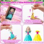 Prinzessin Adventskalender 2026 – 24 Türchen mit 12 Puppen & Kleidern für Mädchen ab 3 Jahren – Bild 2