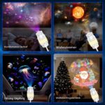 FUYAOSC 2-in-1 Galaxy Projektor mit 360° Rotation – Sternenhimmel Nachtlicht für Schlafzimmer – Bild 8