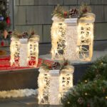 DELICHTER LED Weihnachtsboxen 3er Set – Acryl Dekoleuchten für innen & aussen – Bild 9