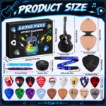 iZoeL Adventskalender 2026 Gitarrenplektren – 24er Set mit Zubehör für Gitarre & Bass – Bild 3