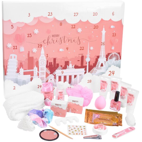 BRUBAKER Cosmetics Beauty Adventskalender 2026 – XXL Wellness Kalender mit 24 Körperpflege Produkten