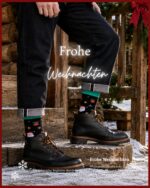 Sporzin Adventskalender 2026 – 12 Paar Weihnachtssocken aus 85% Baumwolle für Damen & Herren – Bild 6