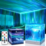 PIKOY Sternenhimmel Projektor mit 18 Farben & Fernbedienung – Aurora Nachtlicht mit Timer