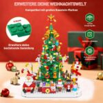 Viosmut Adventskalender 2026 – 30 cm Weihnachtsbaum Klemmbausteine mit LED-Licht – Bild 5