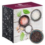 Corasol Premium Salz & Pfeffer Adventskalender 2026 – 24 Gewürzsorten für Hobbykoch & Grillmeister