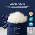 Dreamzie Daunendecke 135x200 Winter – Premium Bettdecke mit RDS & Oeko-Tex Zertifizierung – Bild 3