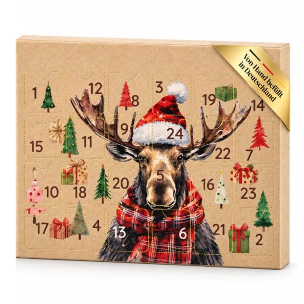 Lakrids by Knud Lakritz Adventskalender 520g – 24 Sorten mit Schokolade & Salzlakritz