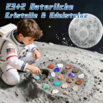 Goffii Kristall-Adventskalender 2026 – 24 Tage Ausgrabungsset mit natürlichen Edelsteinen für Kinder ab 6 – Bild 3