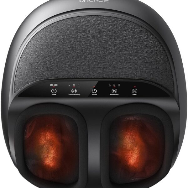 RENPHO Fussmassgaegerät mit Wärmefunktion – Shiatsu Elektromassage bis Grösse 47
