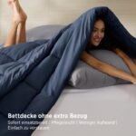 BEDSURE Winterdecke 200x200 cm mit 450 GSM – OEKO-TEX zertifiziert, Microfaser – Bild 4