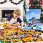 iZoeL Adventskalender 2026 mit 24 Baufahrzeugen – Weihnachtskalender für Jungen 3–12 Jahre – Bild 2