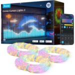 Govee Smart LED Vorhang 4,5x2m mit 1560 LEDs – RGBIC Curtain Lights mit AI & App-Steuerung
