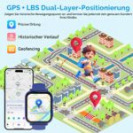 Berilona 4G Kinder-Smartwatch mit Videoanruf & GPS – Telefonuhr für Jungen & Mädchen (4–12 Jahre) – Bild 3