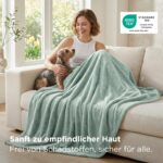 BEDSURE Fleecedecke 150x200cm – Ultraweiche Mikrofaser Wohndecke für Sofa & Bett – Bild 6