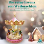 TIN DREAMS Weihnachtskarussell mit LED-Beleuchtung, Musik & Bewegung – Handgefertigte Dekoration – Bild 6