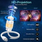 FUYAOSC 2-in-1 Galaxy Projektor mit 360° Rotation – Sternenhimmel Nachtlicht für Schlafzimmer – Bild 6