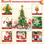 Viosmut Adventskalender 2026 – 30 cm Weihnachtsbaum Klemmbausteine mit LED-Licht – Bild 3